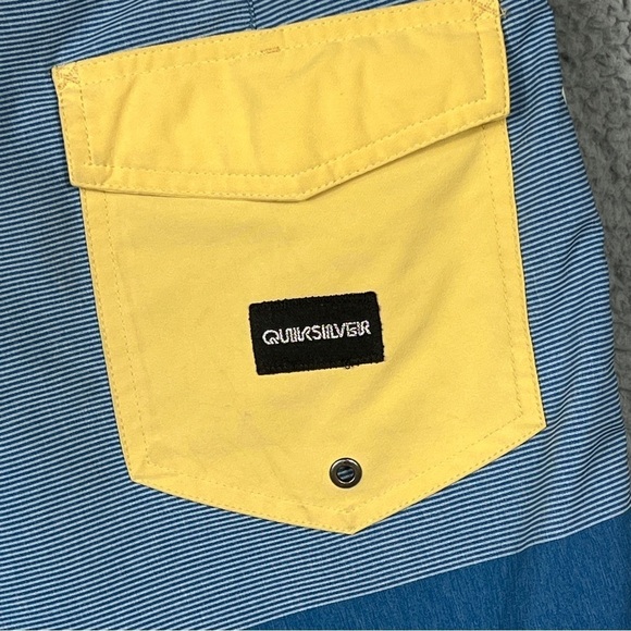 Quicksilver High Line Board Shorts Mens 33 **FLAW - Picture 4 of 11